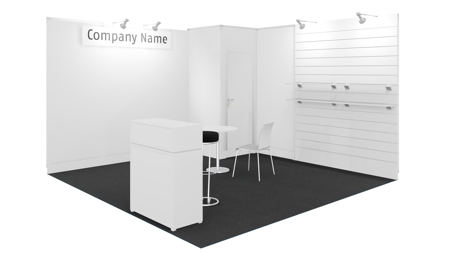 Complete stand 9 m²